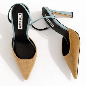 Steve Madden • Drew Color Block Pointed Toe Slingback Pumps Size 10M
